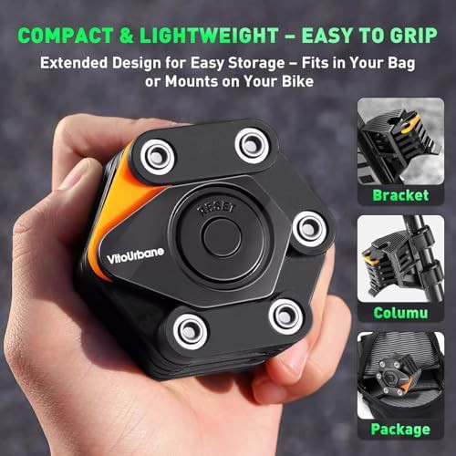 Heavy Duty Folding Combination Lock for E-Bikes — photo 2