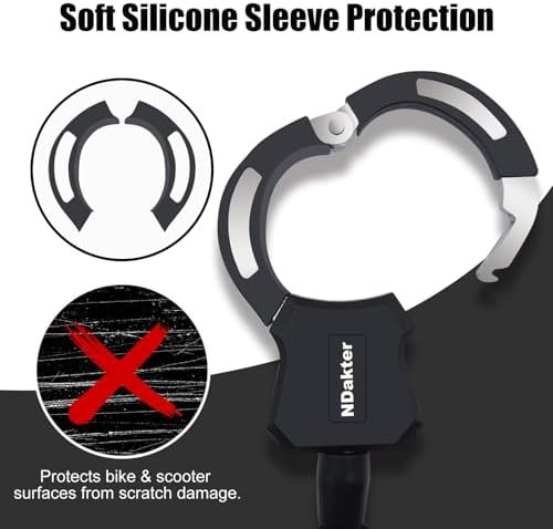 Lightweight portable keyed scooter chain lock — photo 4