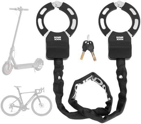 Compact heavy duty scooter chain with key