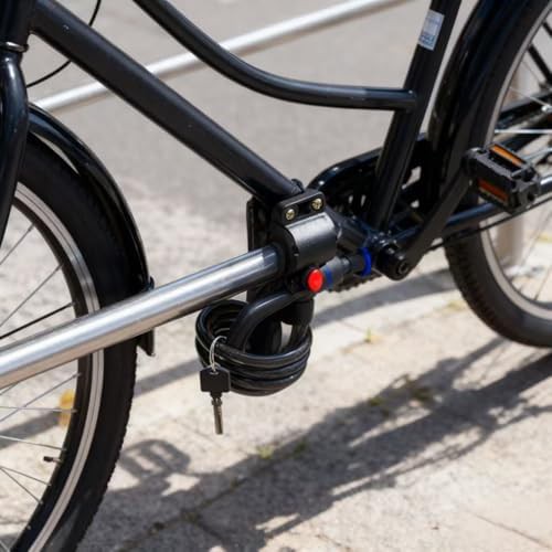 Four foot steel cable bike lock — photo 4