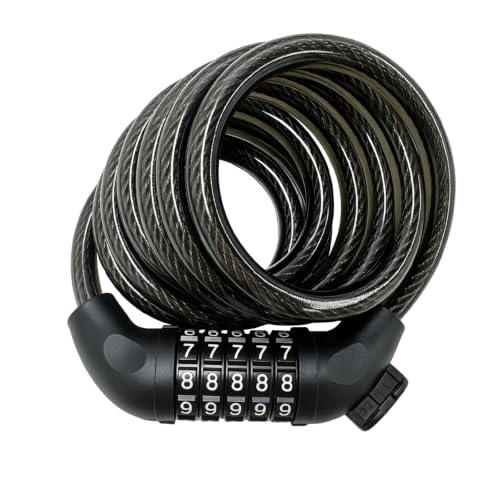 Bike Lock 6FT Resettable Combination Bicycle Cable Lock